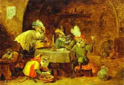 Turn your images into 经典油画, Style Transfer, Online, AI, Use Style:Smokers and Drinkers.jpg